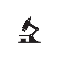 Microscope icon vector