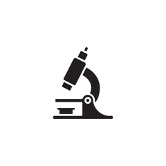 Microscope icon vector