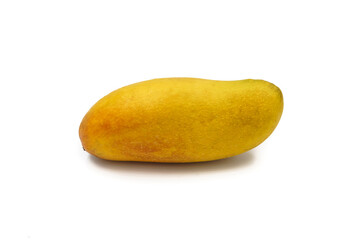 Ripe mango isolated on white background