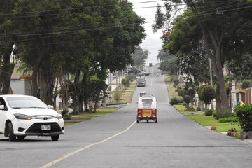 street next to Plaza de Chosica - Lima - Perú