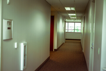 corridor in an office building