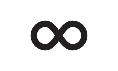 Infinity symbol icons vector illustration. Unlimited, limitless symbol, sign. Infinity icon