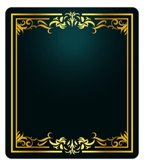 バロック装飾エレガントヴィンテージフレーム飾り罫