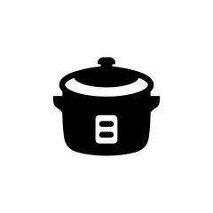 rice cooker icon vector symbol template