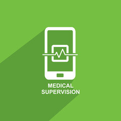 medical surveillance icon, Medical icon vector