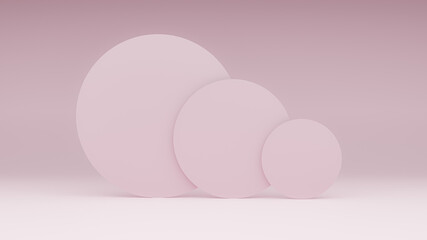 3D abstract background with variant colors, 3D render