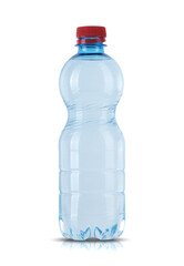 Naklejka premium small plastic bottle with water