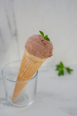 dark chocolate ice cream