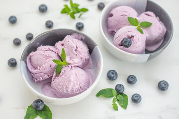 blueberry ice cream