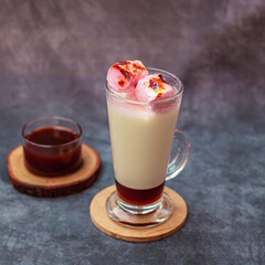 coffee with marshmallow