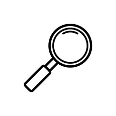 magnify - search icon vector design template