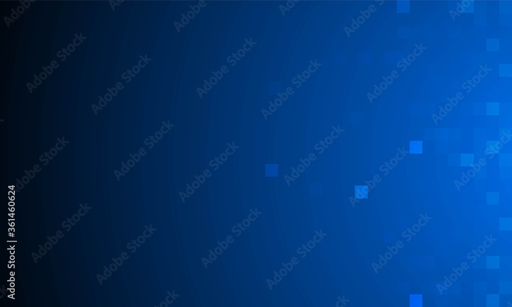 Aufkleber abstract blue random pixel background vector design.