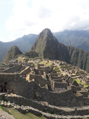 Machu Picchu Peru Incan ruins and surrounding landscape 2019