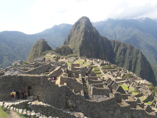 Machu Picchu Peru Incan ruins and surrounding landscape 2019