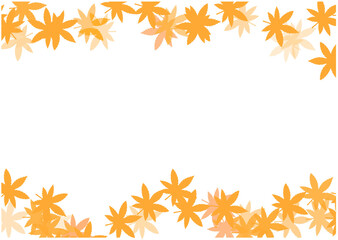 Autumn leaves background / vector