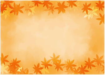 Autumn leaves background / vector