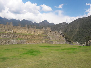 Machu Picchu Peru Incan ruins and surrounding landscape 2019