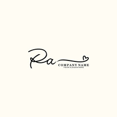 PA initials signature logo. Handwriting logo vector templates. Hand drawn Calligraphy lettering Vector illustration.