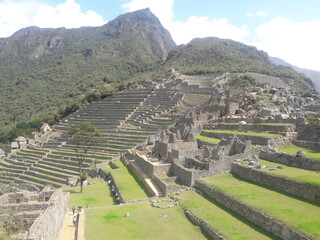 Machu Picchu Peru Incan ruins and surrounding landscape 2019