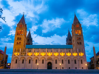 Naklejka premium Historic church in Pecs, Hungary