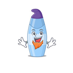 A gorgeous cartoon design of shampoo as an Elf fairytale character