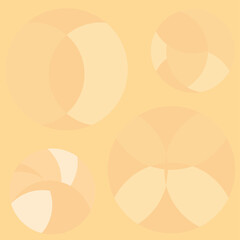 An abstract faded circular geometric shape background image.