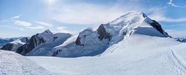 Fotobehang Mont Blanc Mont Blanc-panorama 3
