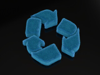 Fur recycle symbol