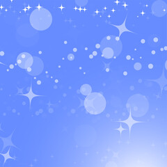 Colorful abstract background with circles and stars. Simple flat vector illustration.