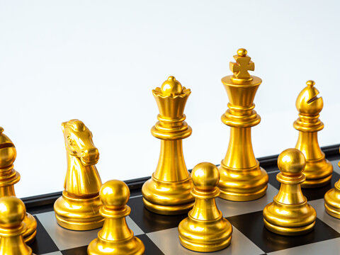 Gold Chess King Figure Wallpaper – Myindianthings