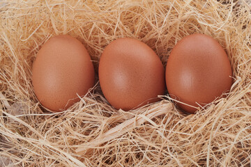 Eggs are very high in nutrients.