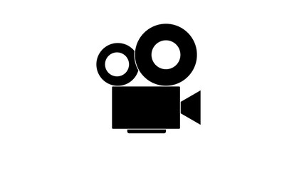 Camera icon, flat photo camera   isolated. Modern simple