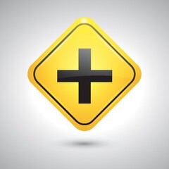 Obraz premium Crossroad sign