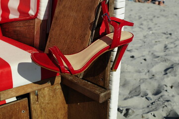 Highheels am Strand