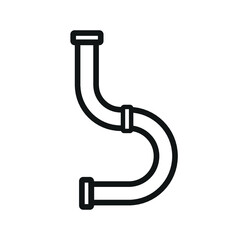 pipe icon. sign design
