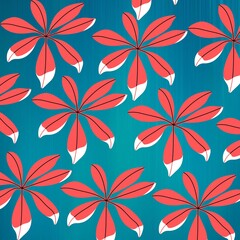 seamless pattern with flowers