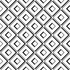 Seamless abstract geometric pattern with stickers of rhombus shape