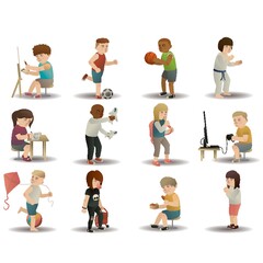 Collection of kids and activities