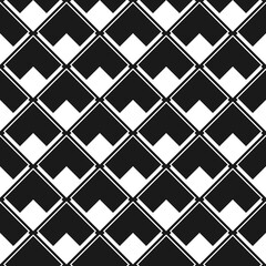 Seamless abstract geometric pattern with stickers of rhombus shape