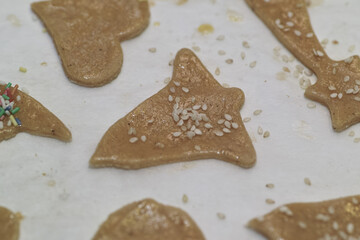 Preparation delicious cookie.