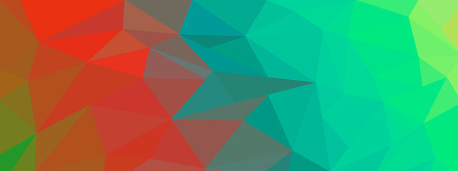 Illustration with colorful elegant polygonal background for banner concept