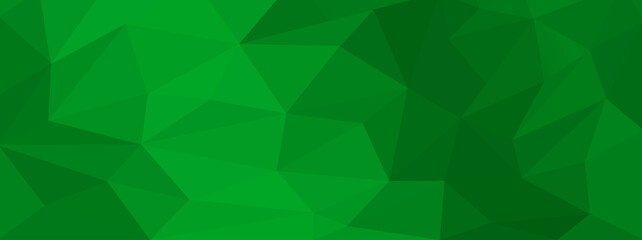 Beautiful green low poly backdrop