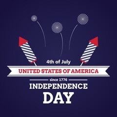 USA independence day design