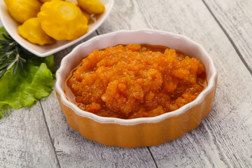 Zucchini squash caviar