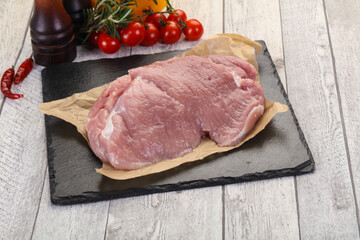 Raw pork meat