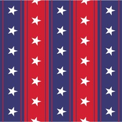 Vertical line and stars design