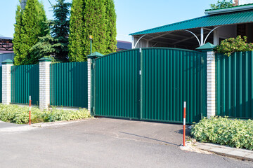 gate entrance to a private house