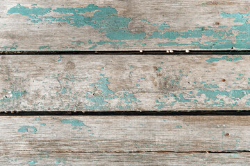 blue old wood planks texture or background