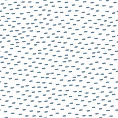 blue confetti seamless vector pattern on white background
