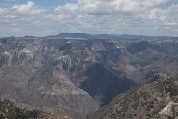 Fototapeta na wymiar La sierra de Chihuahua, Mexico, barrancas del cobre